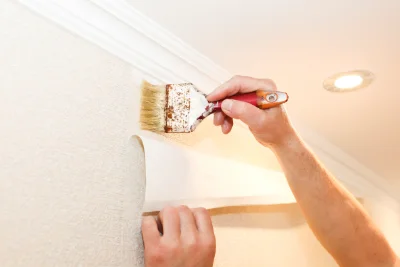 Pose de papier peint à Escaudœuvres — revêtements muraux et toiles de verre